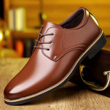 Men Large Size Derby Shoes