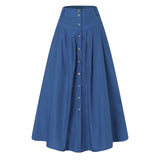 Women Buttoned Cargo Skirt