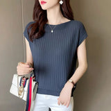 Women Summer Knit Blouse 2025