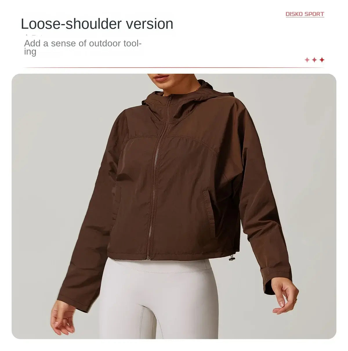 Women Quick Dry Hooded Sports Jacket