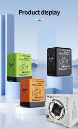 120W Fast Charger with Type-C & Lightning Cable