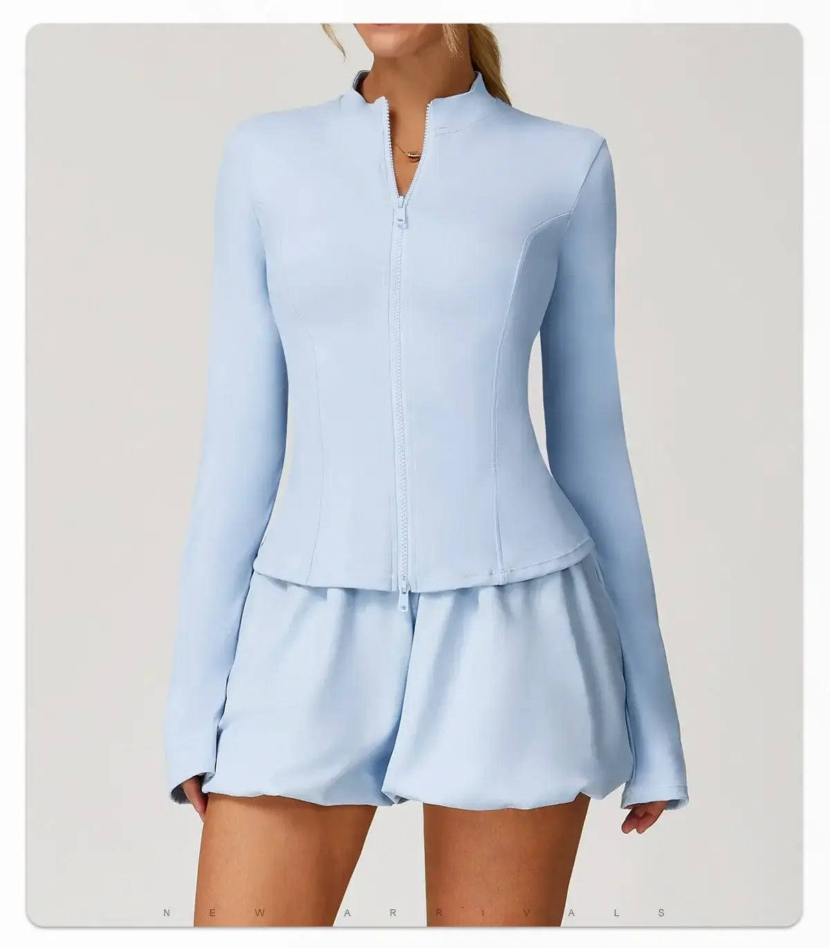 Women Stretch Slim Fit Training Jacket