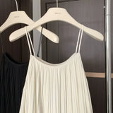 Women Plus Size Loose Spaghetti Strap Pajama Dress