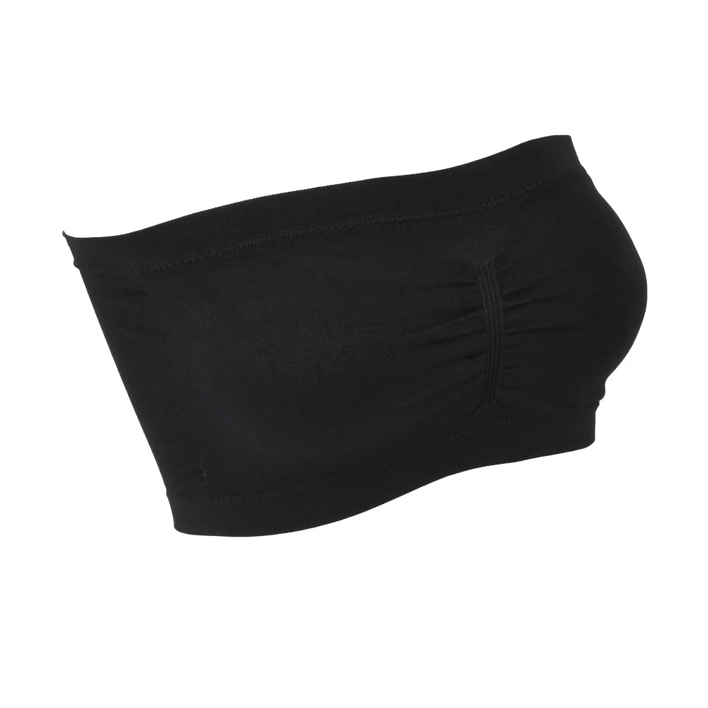 Women S-6XL Strapless Bra Top