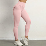 High Waist Push-Up Women's Yoga Pants – Sexy Pocket Workout Leggings
