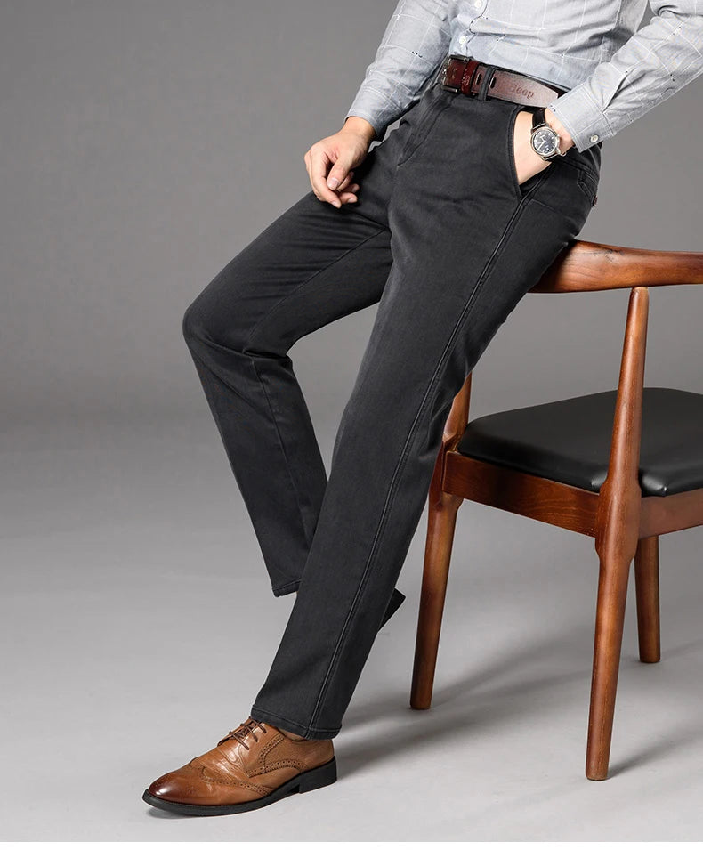 Men Classic Straight Jeans