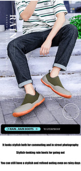 Men Lightweight Rain Boots