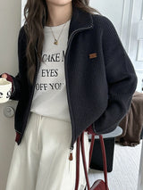 Women's Zip-Up Merino Wool Cardigan