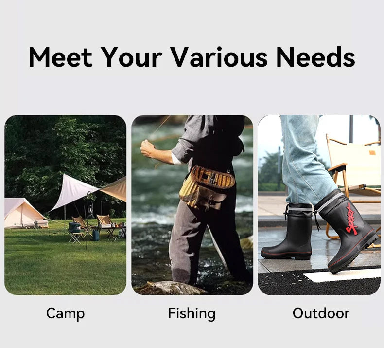 Couple Style Waterproof Rain Boots