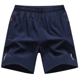 Summer Sports Shorts Men Plus Size Elastic Waist Breathable