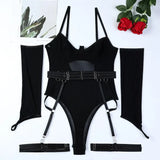 Women Mesh Splicing Suspender Jumpsuit