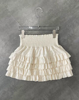 Women Ruffle High Waist Skirt