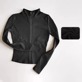 Women Quick Dry Zipper Sports Jacket