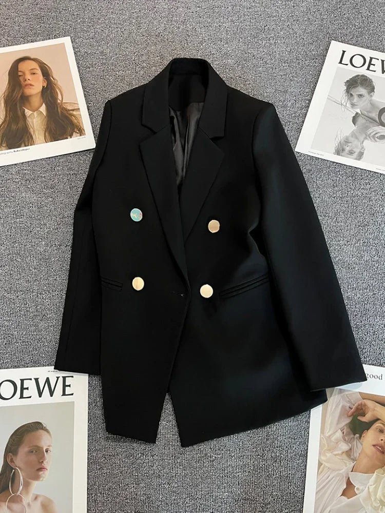 SilhouetteFit™ – Slim Blazer (Korean Fashion, Office-Ready Slimming Design)