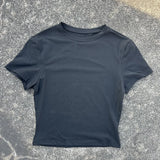 Women's Short Sleeve Yoga Crop Top – Soft Breathable Training Shirt