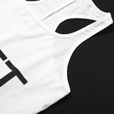 SportMuse™ – Letter Print Slim Sport Romper (Dynamic, Casual & Stretchy)