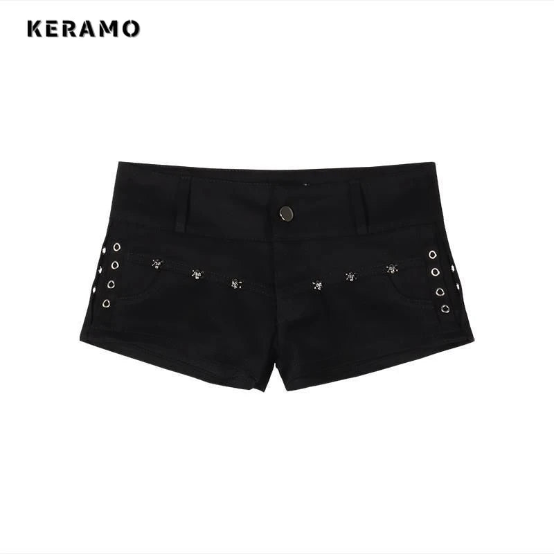 Women's High Waist Denim Shorts