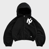 Women's Y2K Retro Letter Hoodie
