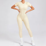 Women Backless Yoga Jumpsuit