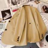 TrendyCore™ – Streetwear Office Blazer (Long Sleeve, Korean Fit, 2025 Vibe)