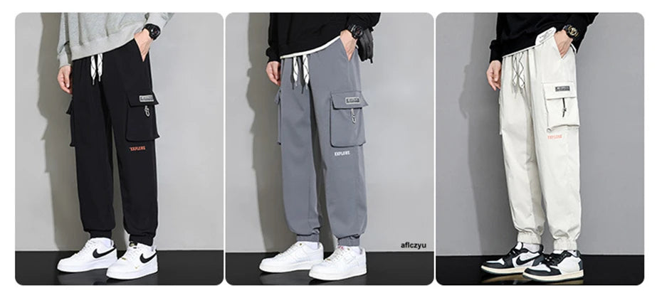 Men's Plus Size 8XL Jogger Pants – Casual Streetwear