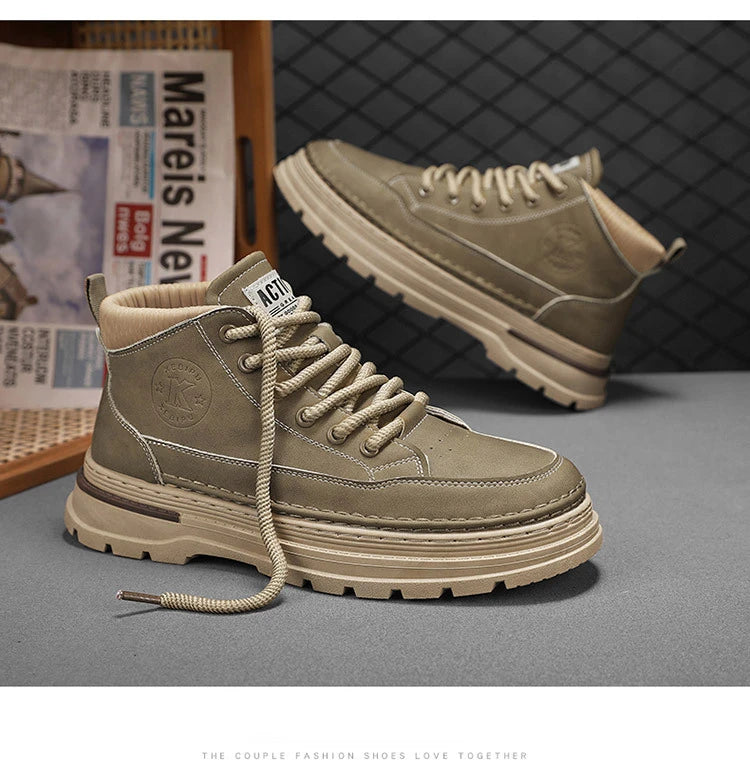 Fashion High-Top Casual Men’s Boots