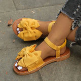 Women Bow Tie Sandals Casual Summer Slides