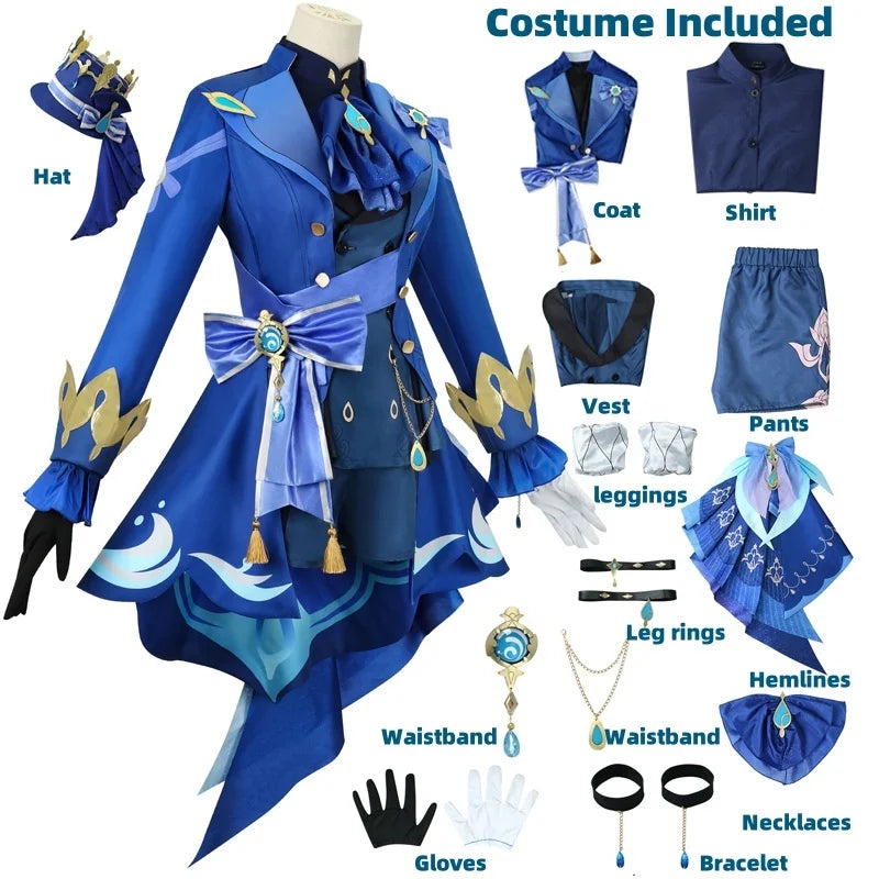 Furina Genshin Impact Cosplay Costume Set