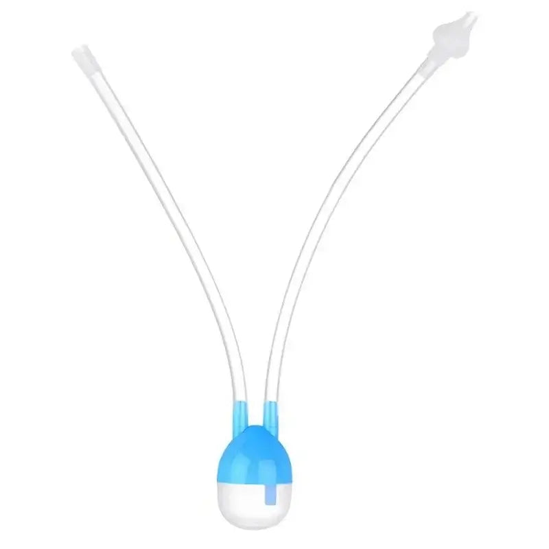 Cartoon nasal aspirator for babies, safe silicone and ABS material, ideal for easy nasal suction, non-electronic design.