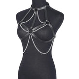 Women Chain Chest Harness