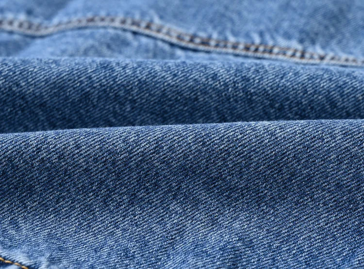 Women's Denim Jacket - Casual Black Overcoat