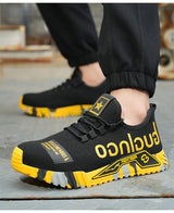 Women Safety Shoes Soft Sole Protective Sneakers