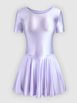 Women Satin Sports Ballet Skirt