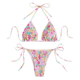 Floral Halter Tankini