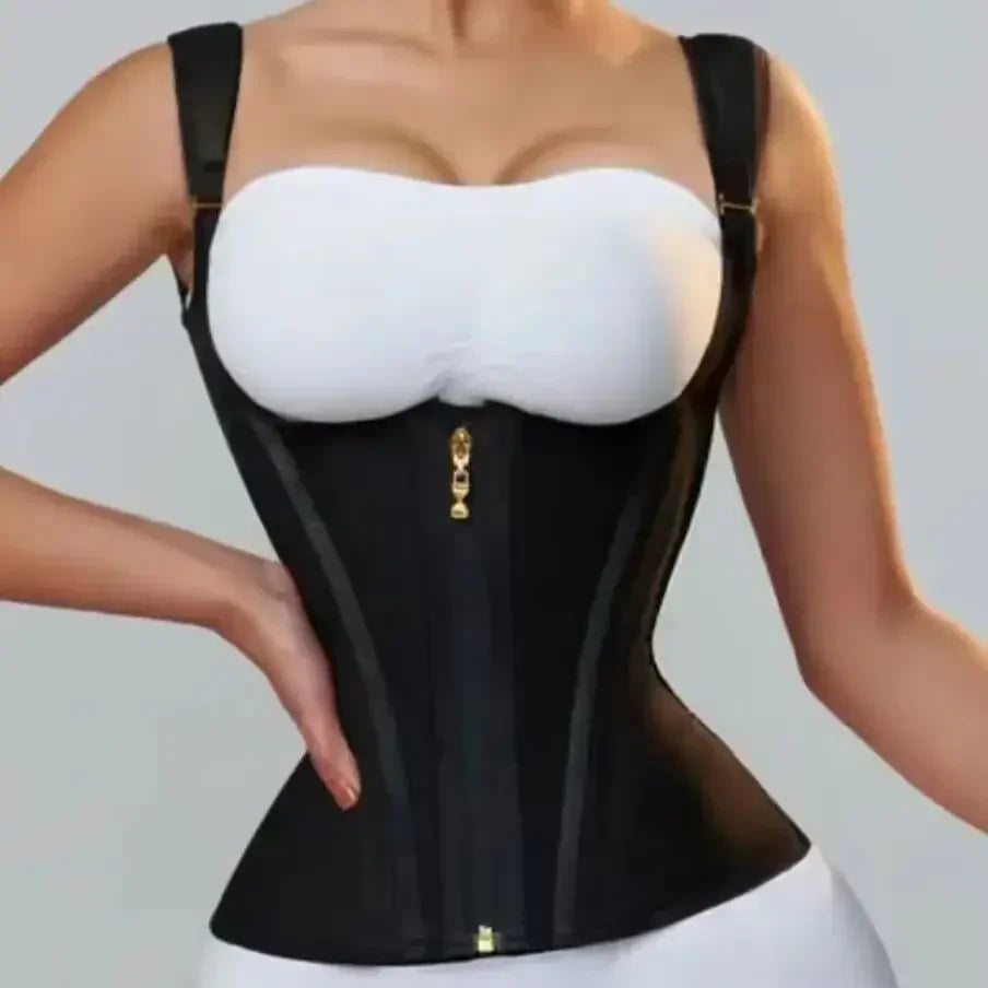Women Zipper Waist Shaping Vest