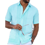 Men Pink Hawaiian Shirt