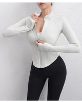 Women Textured Long Sleeve Running Jacket