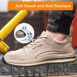 Women Safety Shoes Anti Puncture Work Sneakers
