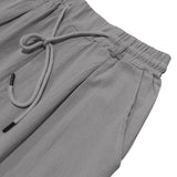 Men Drawstring Linen Pants