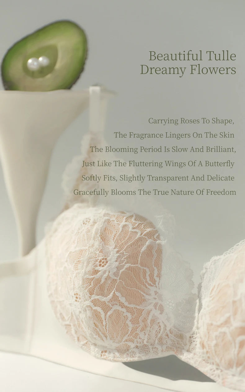 Women Summer Lace Bra Set