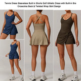 Women Tennis Dress with Shorts