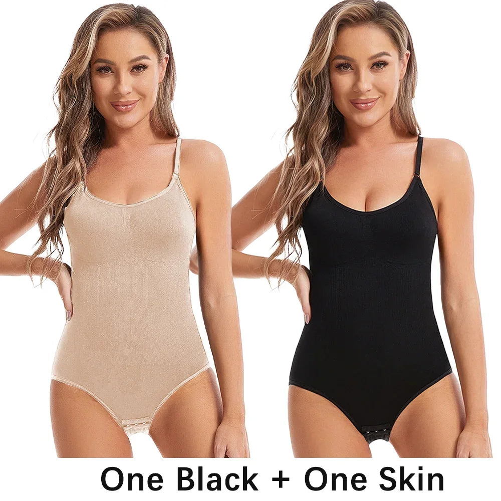 Women Open Crotch Slim Bodysuit