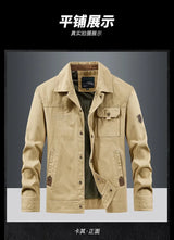 Men's Plus Size Outdoor Jacket – Slim Fit Cargo Coat