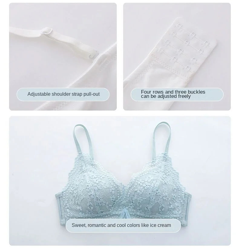 Women Vintage Lift Bra Set