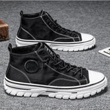Men’s High-Top Skateboarding Canvas Shoes