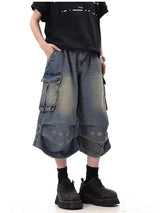 Women Camouflage Cargo Capri Shorts