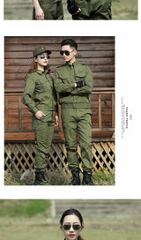 Summer Cotton Green Work Suit for welding protection, featuring a stylish and durable design for safety and comfort.