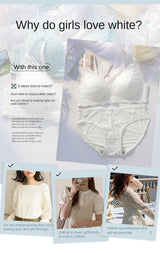 Women Vintage Lift Bra Set