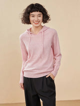 Women's 100% Cashmere Hooded Sweater