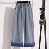 Women's Plus Size Wide Leg Jeans 2025